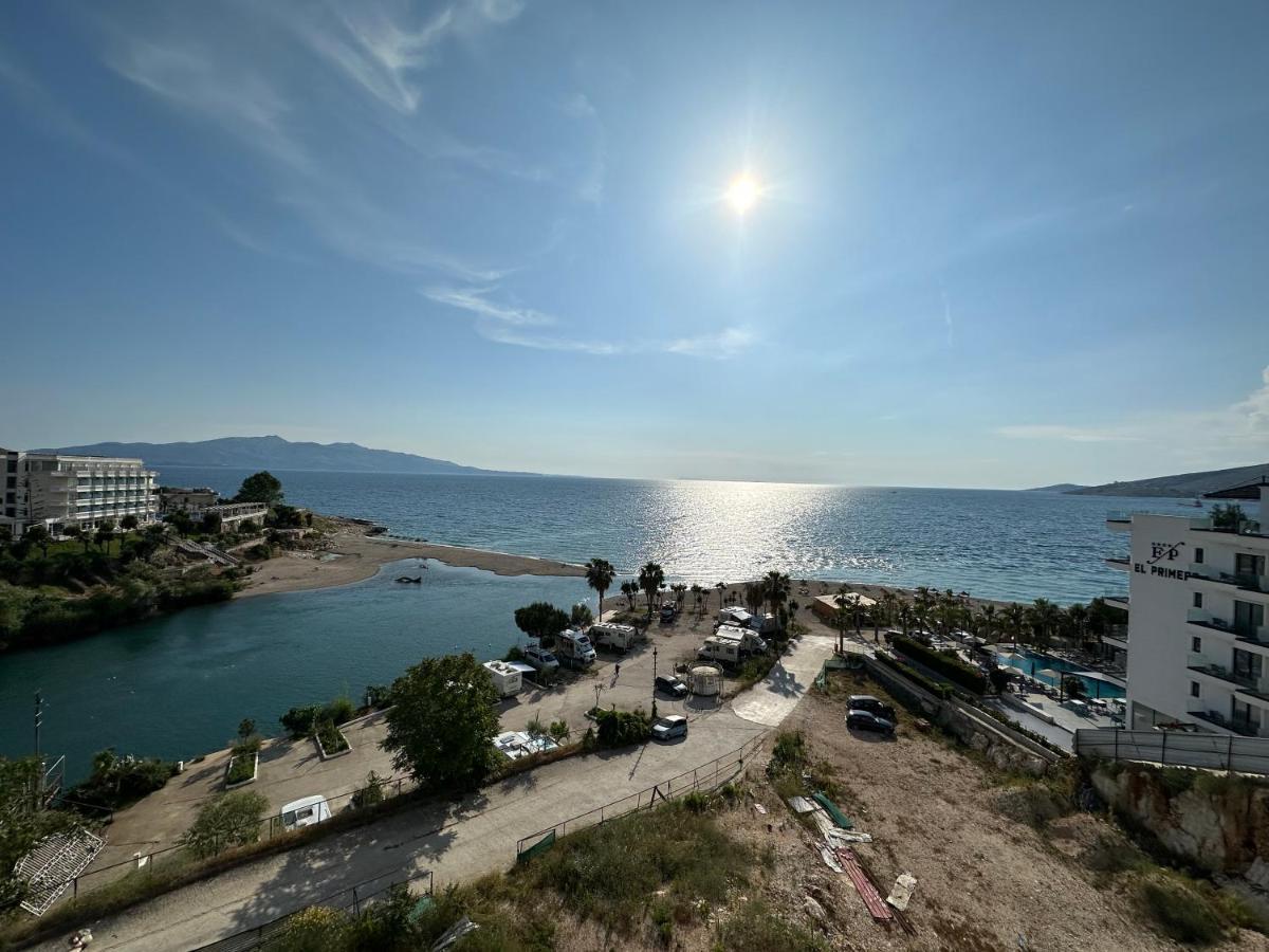Blue Bay Apartments Sarande Bagian luar foto