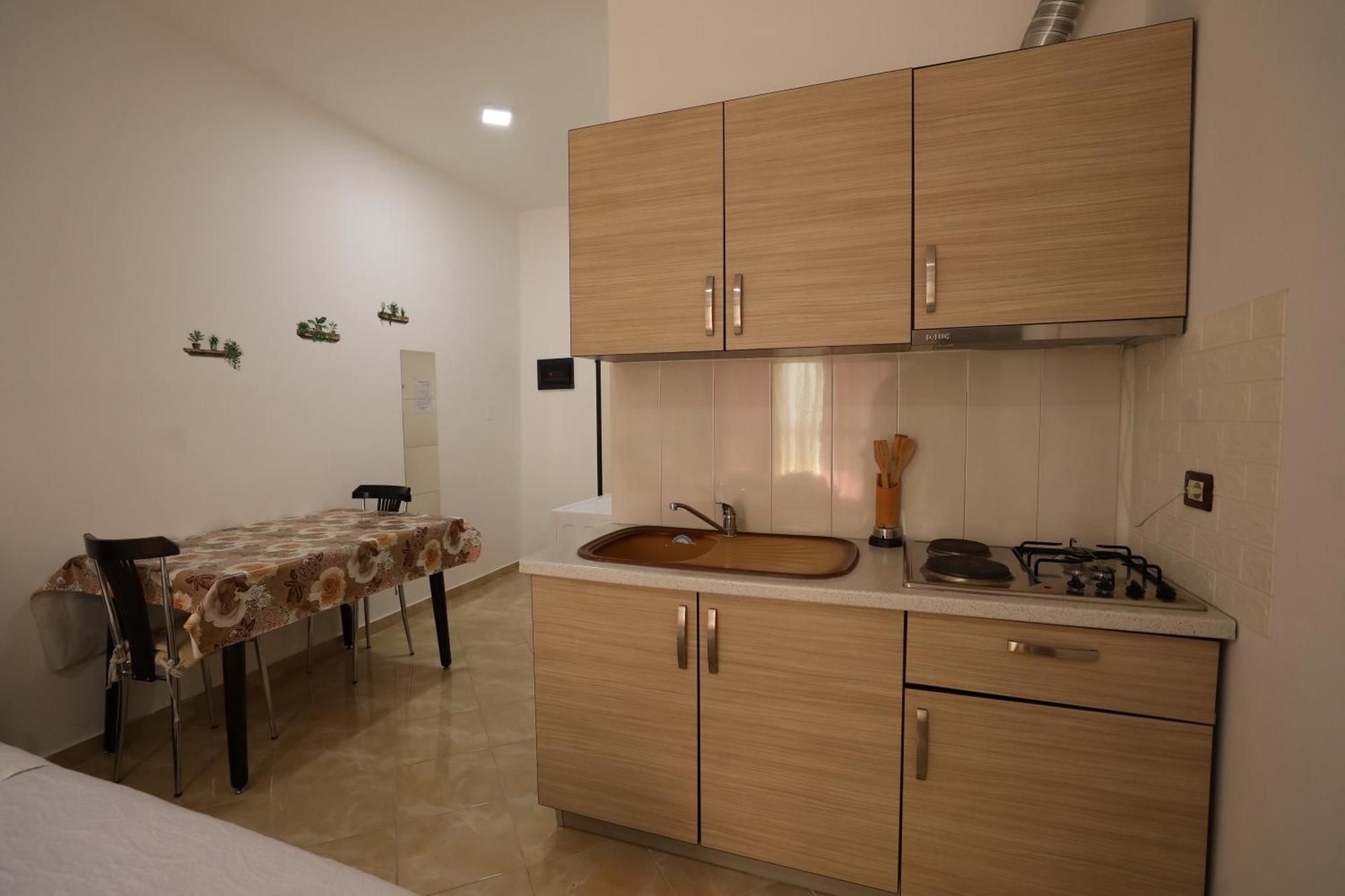 Blue Bay Apartments Sarande Bagian luar foto
