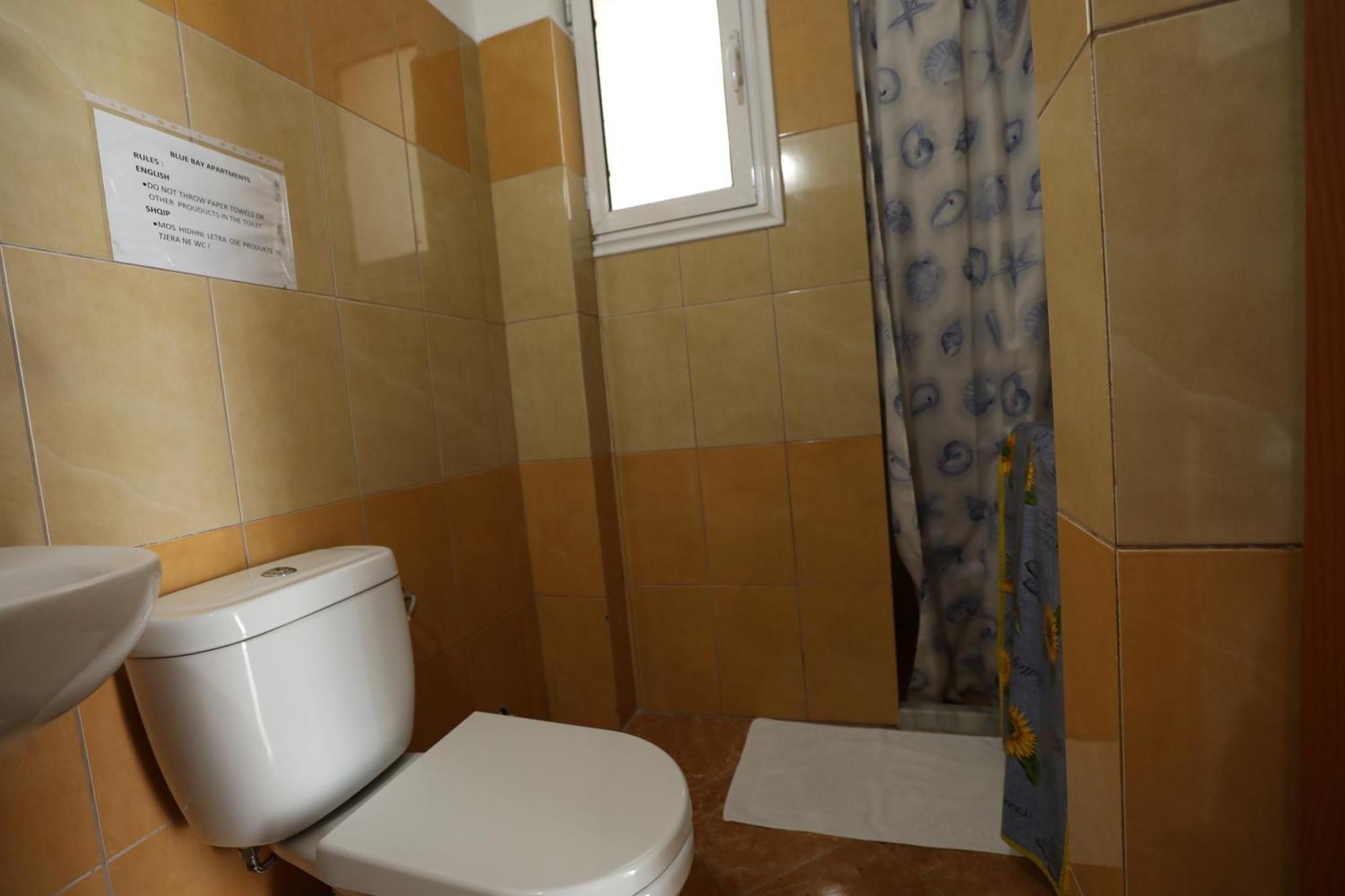 Blue Bay Apartments Sarande Bagian luar foto
